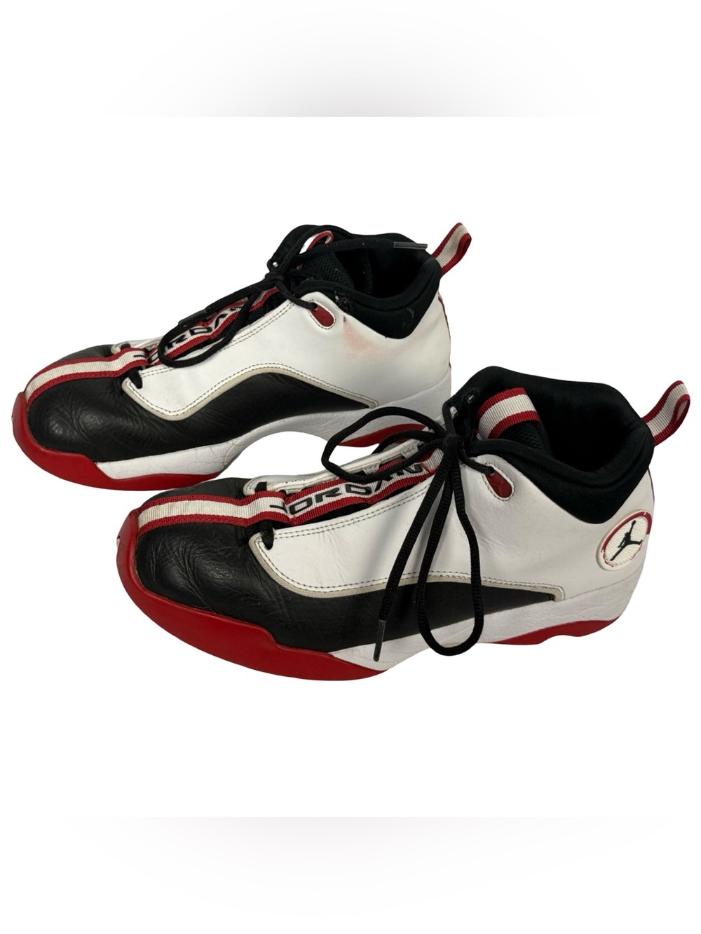 Jordan Jumpman Pro Quick Men's Size 9 Basketball Sneakers White Red Black